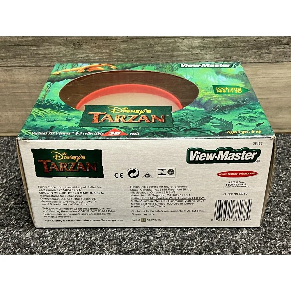 1999 Vintage Disney Tarzan View Master 3D Bundle RARE! Sealed!